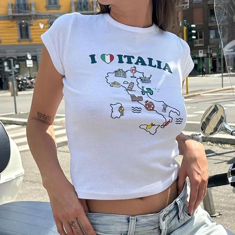 I Love Italy  Ʈ  ׷ ϶  ũž,  Ƽ, E-girl ̺ Ƽ,  Y2k Ƿ, 